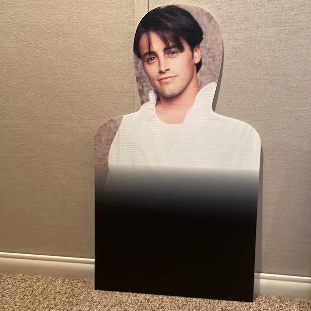Matt Le Blanc New Condition Lifesize plastic cutout